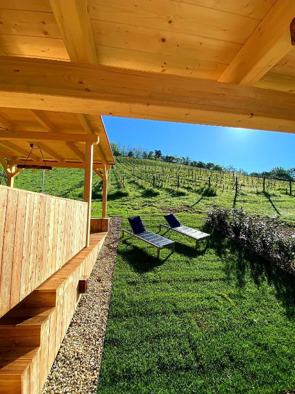 Vonkajšia záhrada v ubytovaní Ferienhaus Winzerhaus Südsteiermark