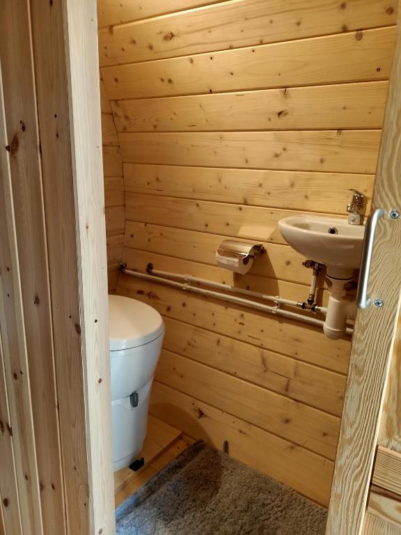 Koupelna v ubytování B&B Cascina Sant'Elena