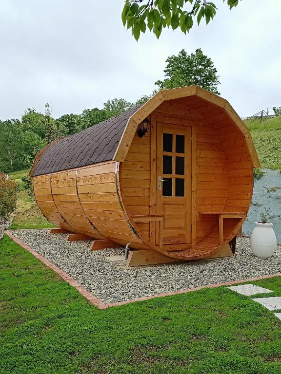 Zahrada ubytování B&B Cascina Sant'Elena