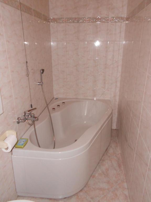 Koupelna v ubytování Albergo Sangalli