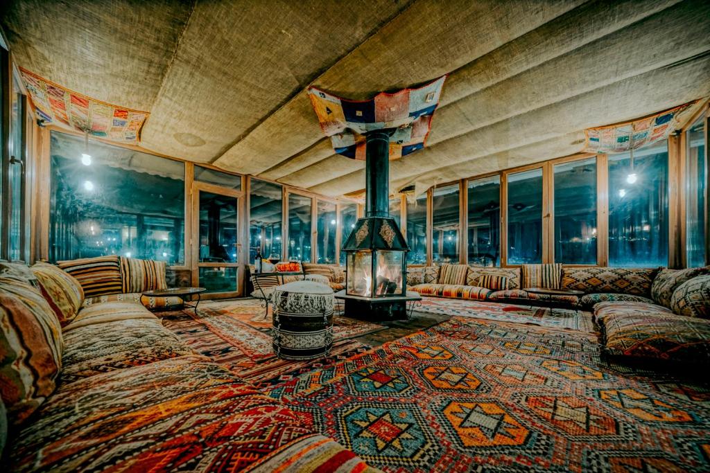 Posezení v ubytování Elysee Cave House