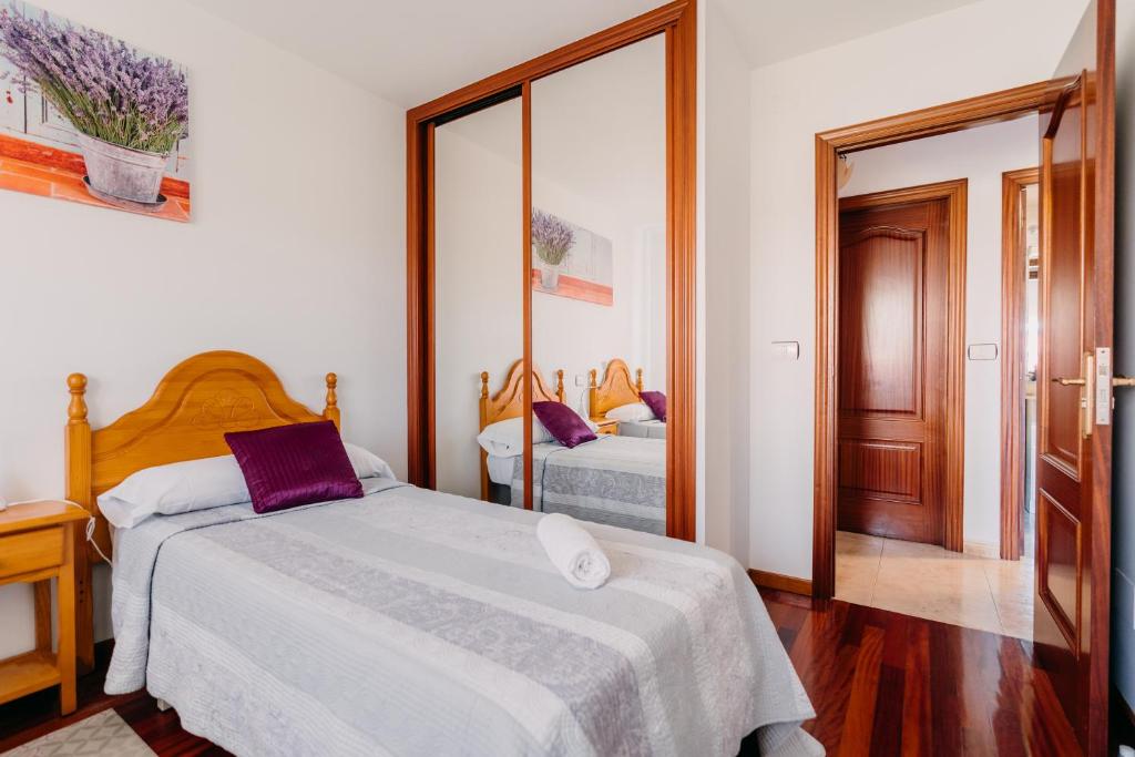 A bed or beds in a room at Sarnadela