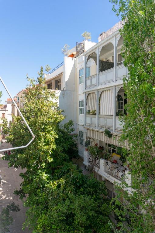 Budynek, w którym mieści się apartament