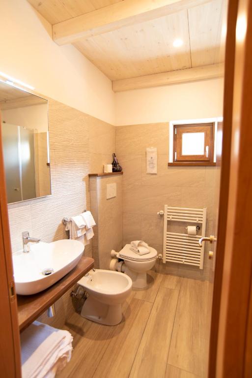 Kúpeľňa v ubytovaní Albergo Bucaneve