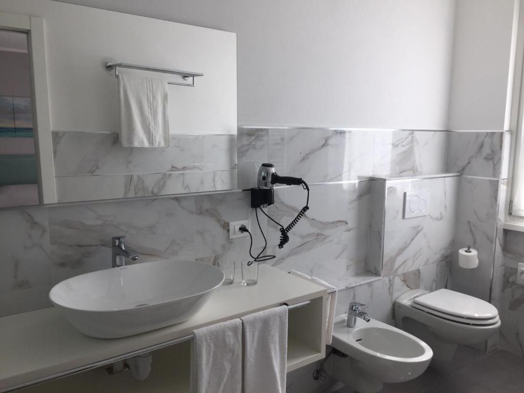 Koupelna v ubytování La Quiete Park Hotel