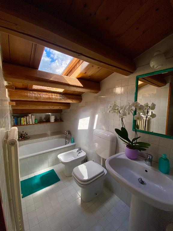 Koupelna v ubytování B&B Altè