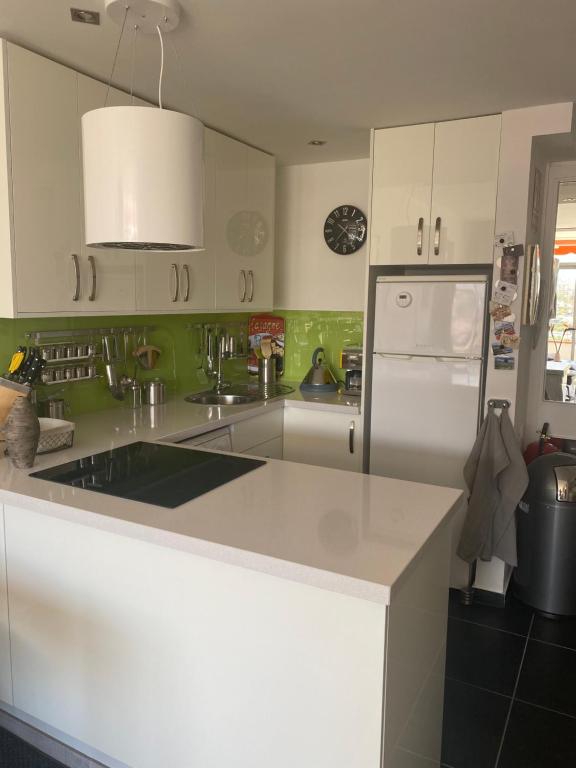 Kuchyň nebo kuchyňský kout v ubytování Ferienwohnung Buena Vista