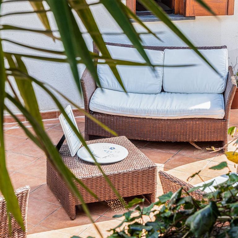 Posezení v ubytování Il carrubo B&b