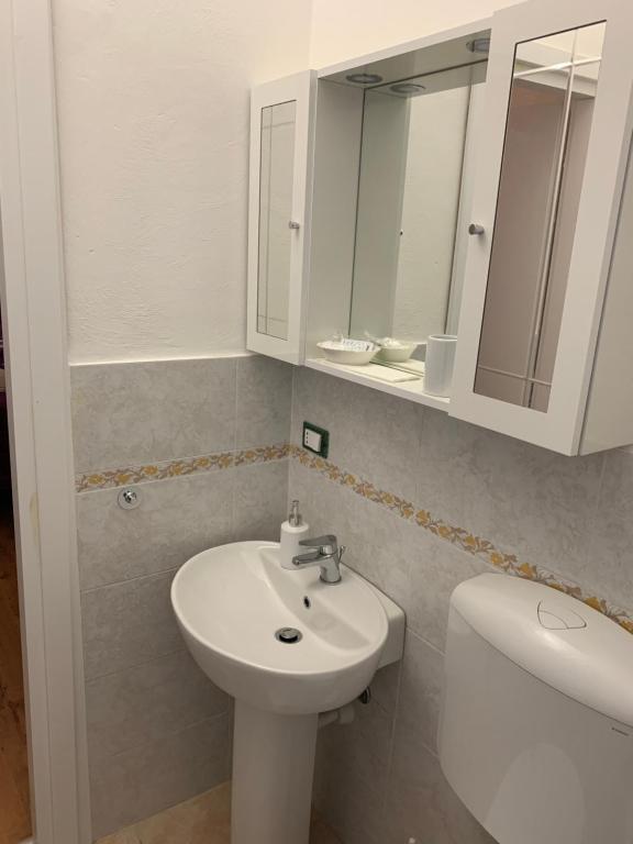 Koupelna v ubytování B&B Rialto