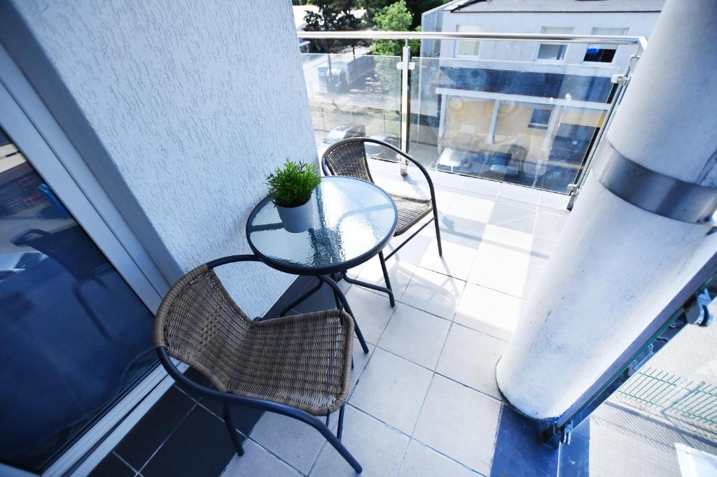 Balkón alebo terasa v ubytovaní Apartament Reymonta 15 SurfingBird Kołobrzeg