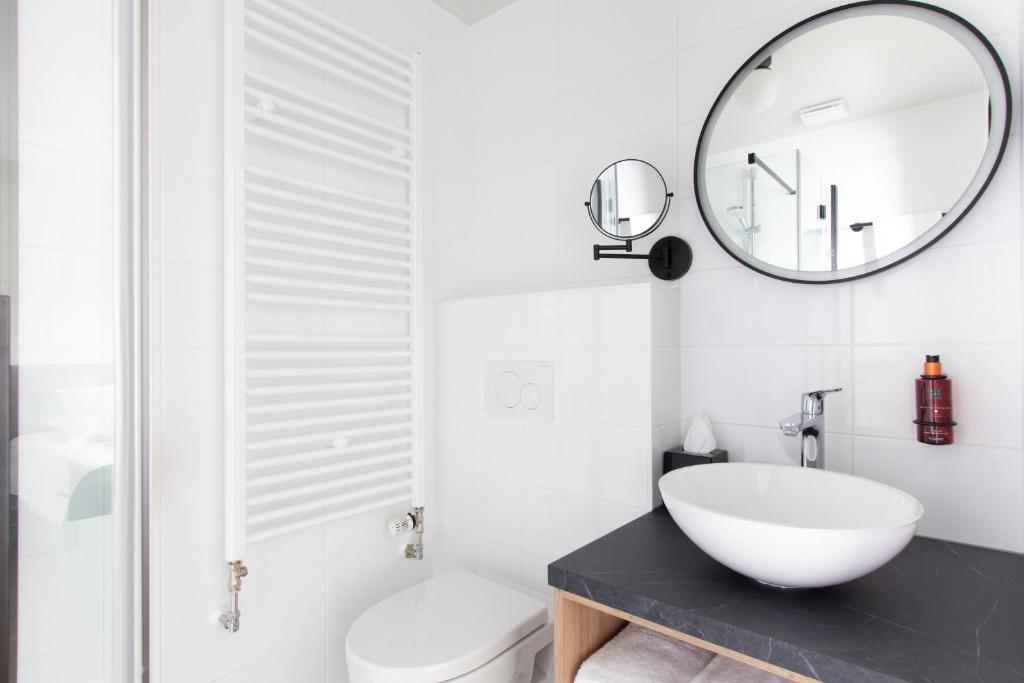 Koupelna v ubytování Hotel van der Meer