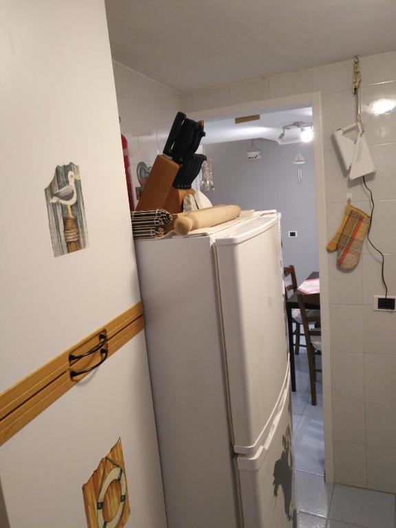 A kitchen or kitchenette at Casa Ida
