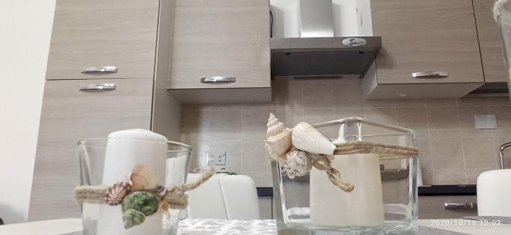 Kuchyňa alebo kuchynka v ubytovaní ALLOGGIO TURISTICO IL RIFUGIO IN FIUMICINO