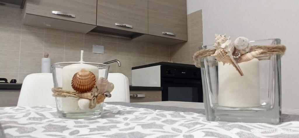 Kuchyňa alebo kuchynka v ubytovaní ALLOGGIO TURISTICO IL RIFUGIO IN FIUMICINO