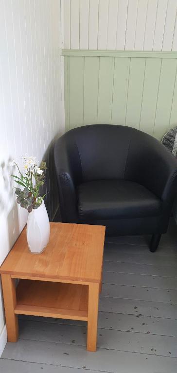 Posezení v ubytování Nyksund Ekspedisjonen