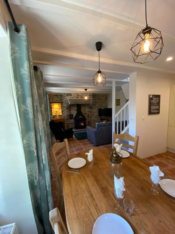 Posezení v ubytování La Petite Maison - No 4 La Relierie
