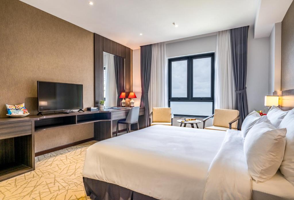 Phòng Deluxe Giường Đôi Nhìn Ra Biển