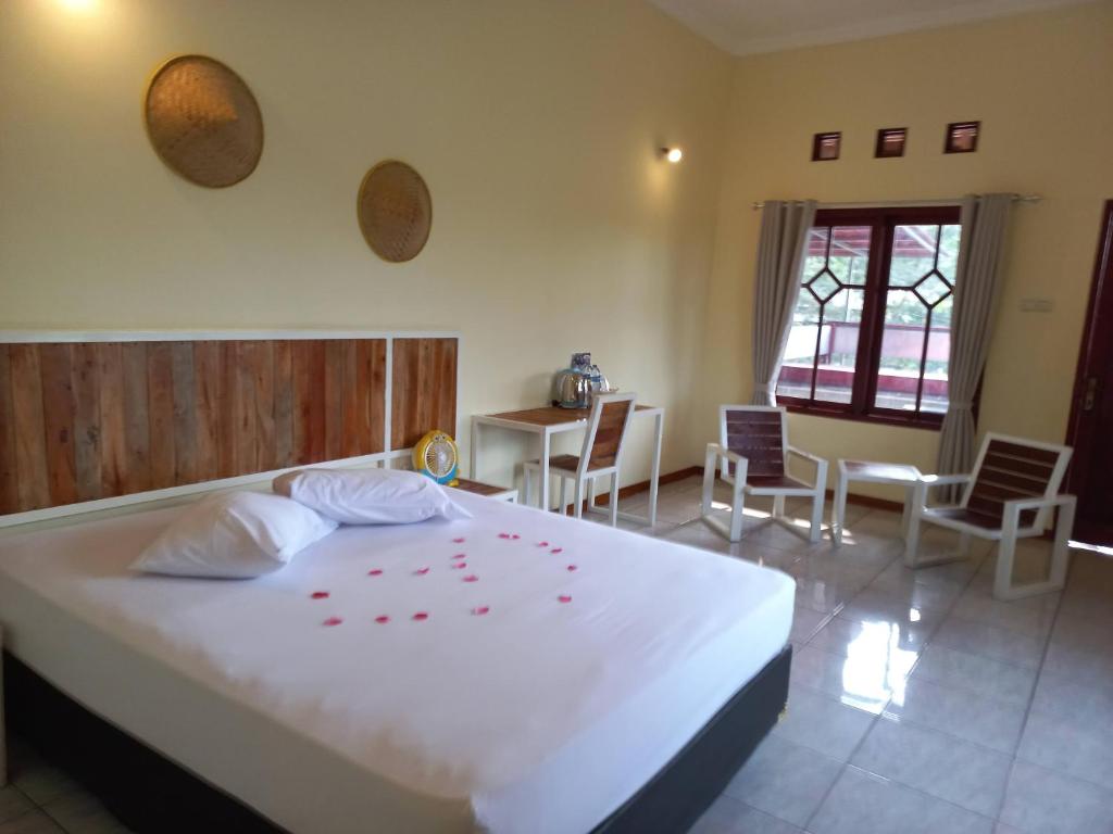 Postel nebo postele na pokoji v ubytování SUWON homestay
