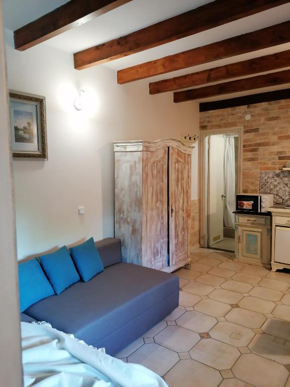 Kuchyňa alebo kuchynka v ubytovaní Bástya apartman