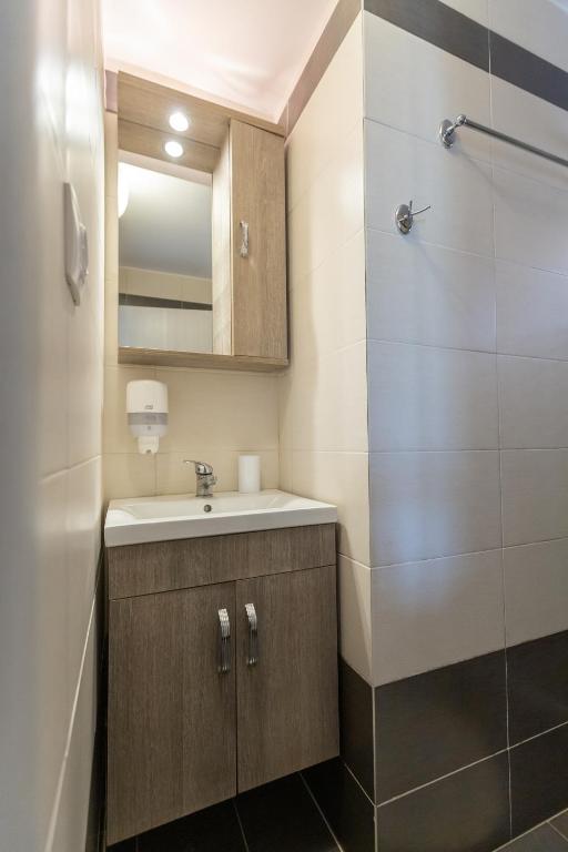 Koupelna v ubytování Pegasus Rooms