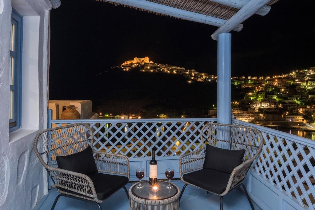 Balkón nebo terasa v ubytování Ihthioessa Boutique Hotel