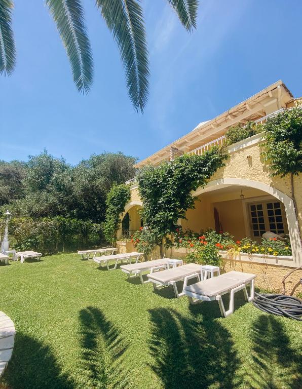 Zahrada ubytování Valentino Corfu
