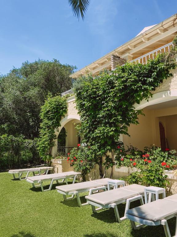 Zahrada ubytování Valentino Corfu