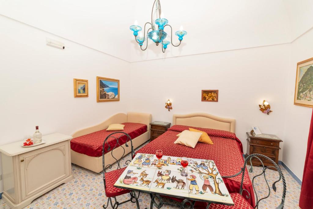 Postel nebo postele na pokoji v ubytování Casa Teresa