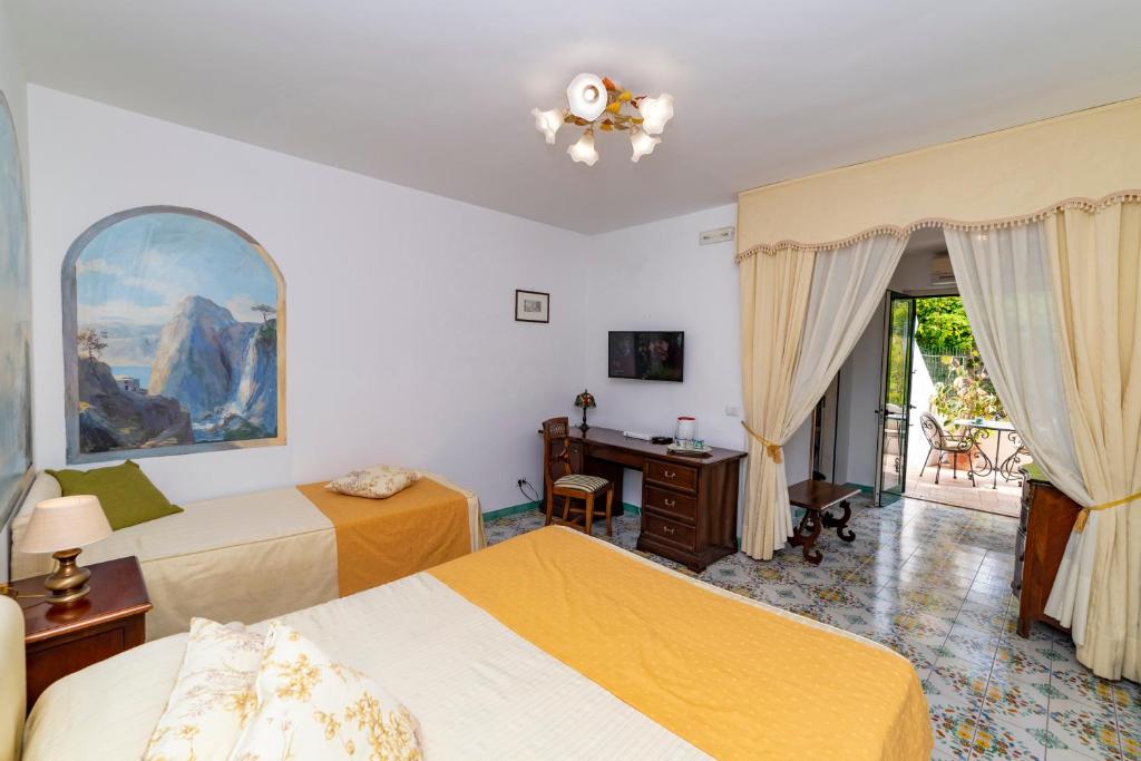 TV a/nebo společenská místnost v ubytování Casa Teresa