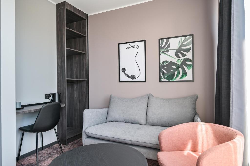 Posezení v ubytování Hotel Fridhem