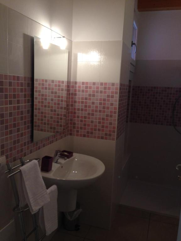 Koupelna v ubytování Casa di Giulia