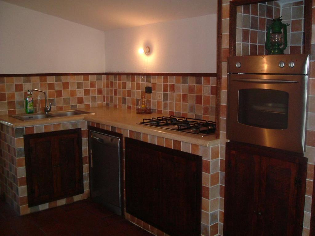 Kuchyň nebo kuchyňský kout v ubytování AgriHouse Orvieto