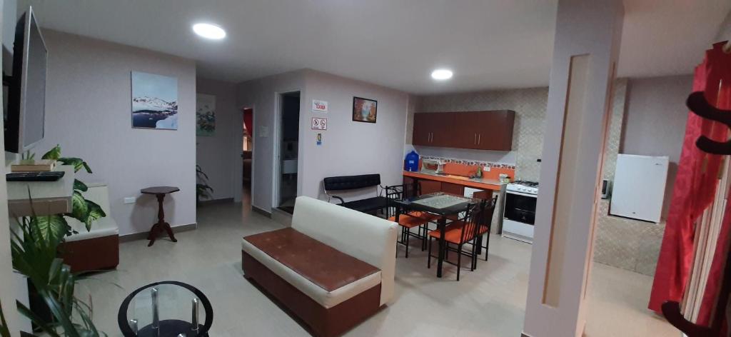 Kuchyň nebo kuchyňský kout v ubytování Casa Gaviota Dorada