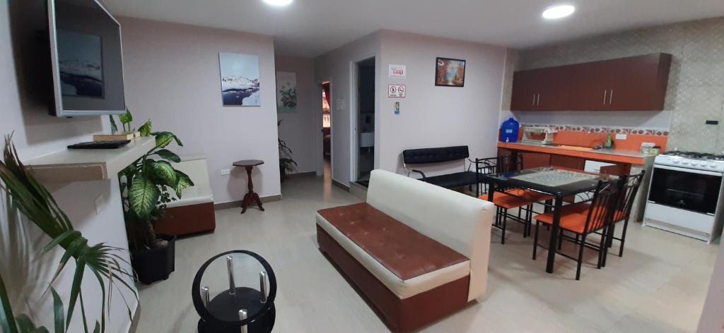 Kuchyň nebo kuchyňský kout v ubytování Casa Gaviota Dorada