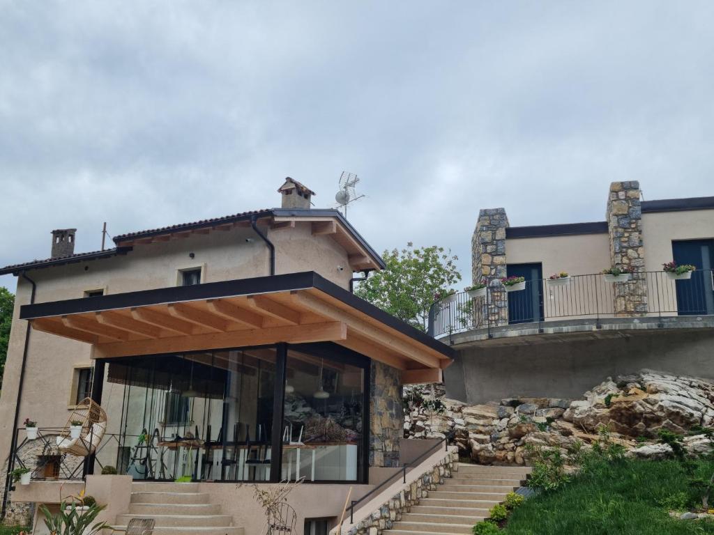Budova, kde se bed and breakfast nachází