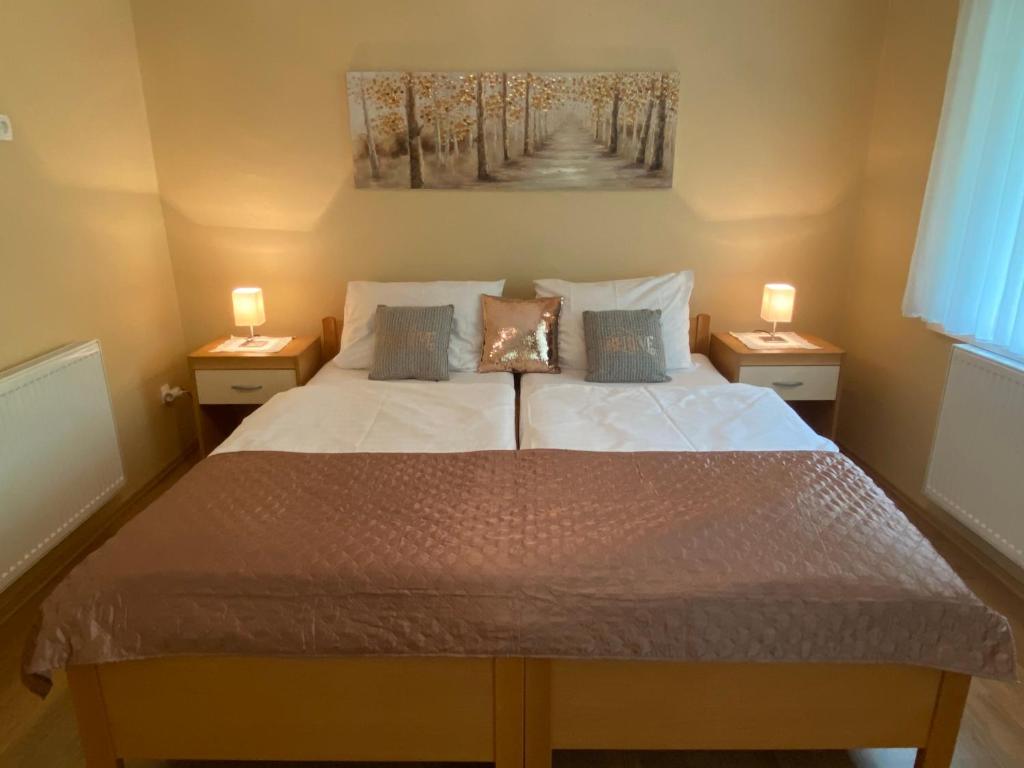 Postel nebo postele na pokoji v ubytování Guest House Golja