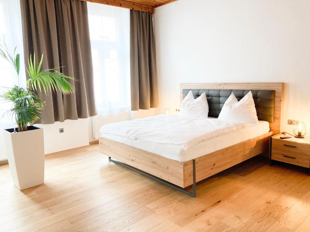 Posteľ alebo postele v izbe v ubytovaní APARTMENTS zum Wohlfühlen MARIAZELL