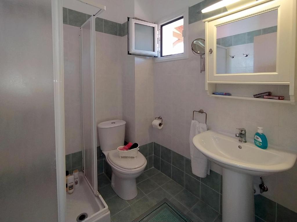 Koupelna v ubytování Seaside Villa Clio