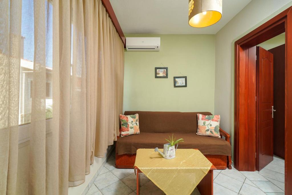 Posezení v ubytování Hotel Makrina