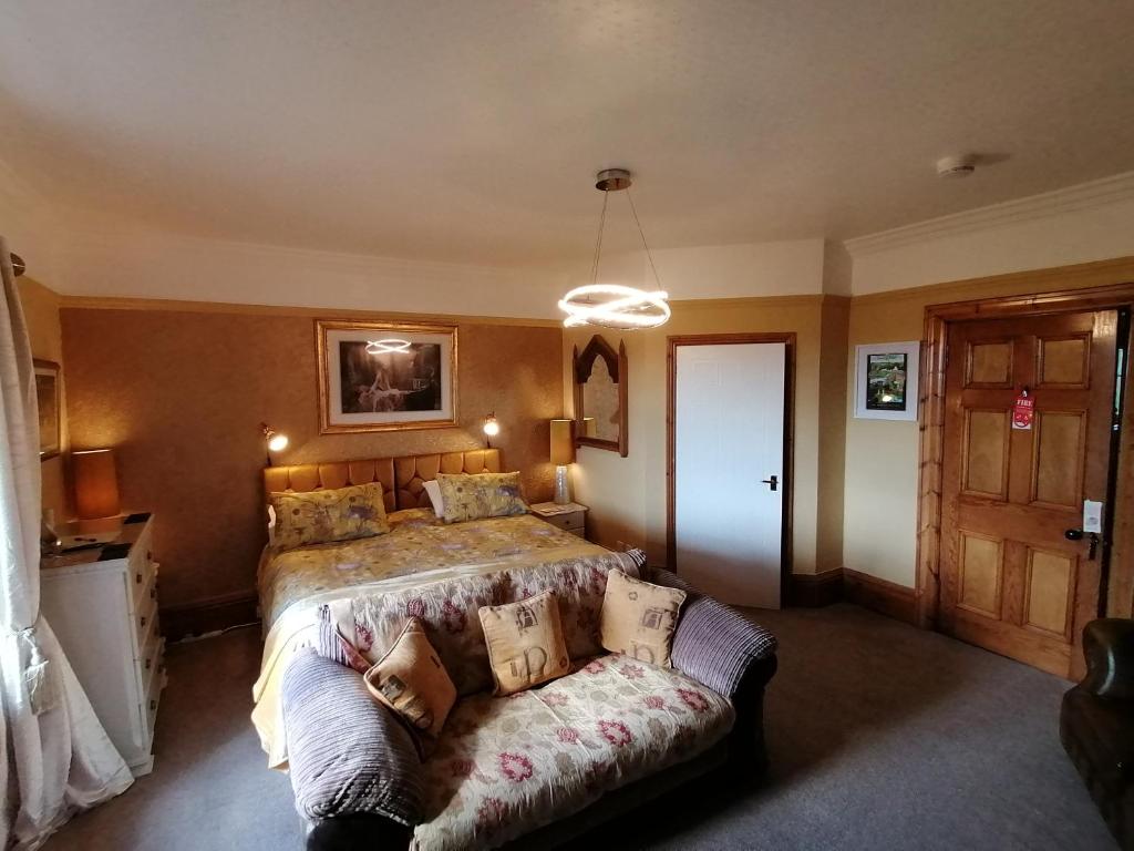 Postel nebo postele na pokoji v ubytování Hay Farm House