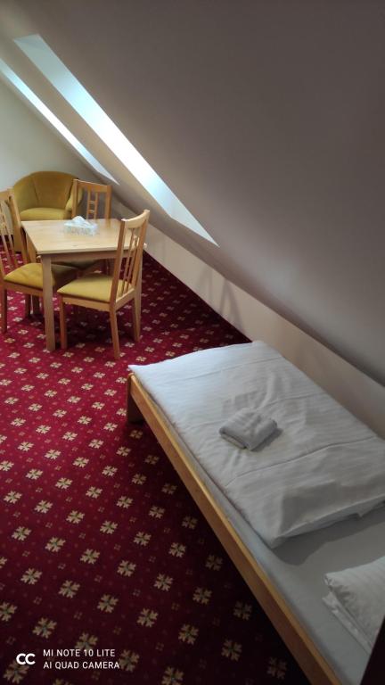 Letto o letti in una camera di Farma Hory