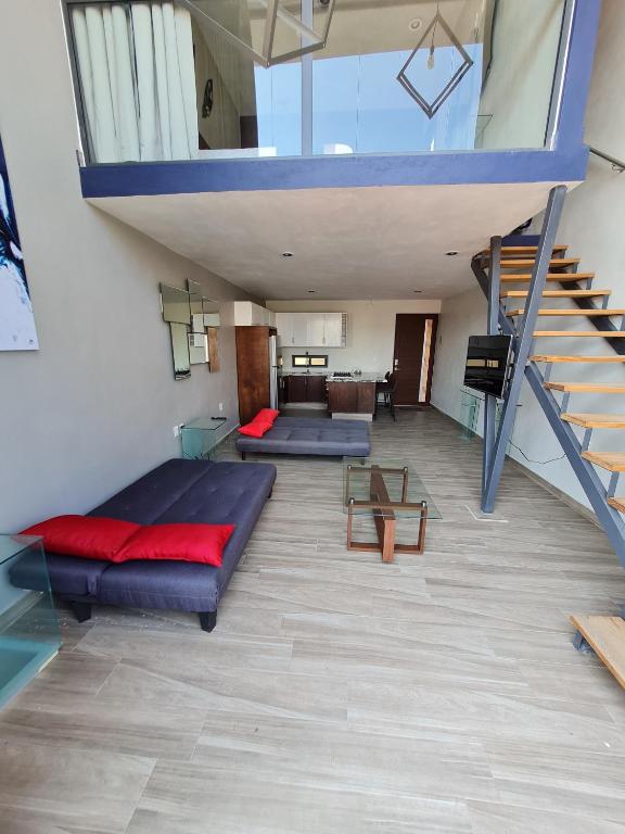 Posezení v ubytování Casa Arandas Hotel - Suits