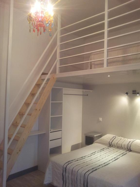 Postel nebo postele na pokoji v ubytování Hotel Cresp