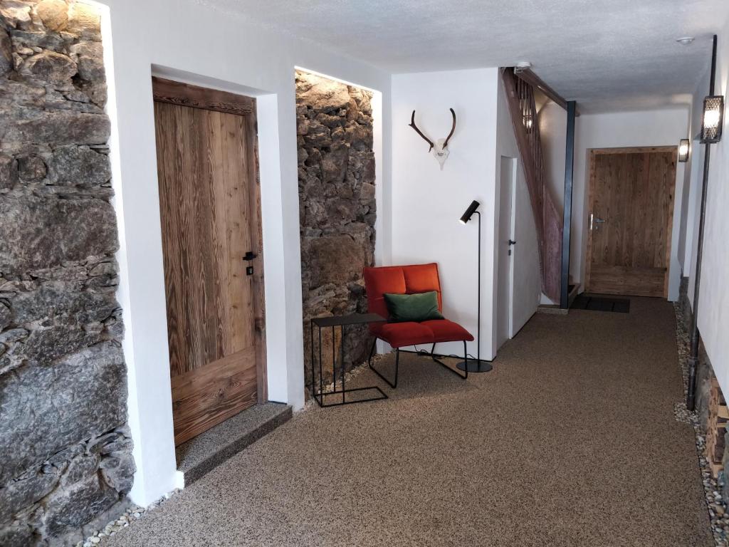 Posezení v ubytování appartementsKOFLER