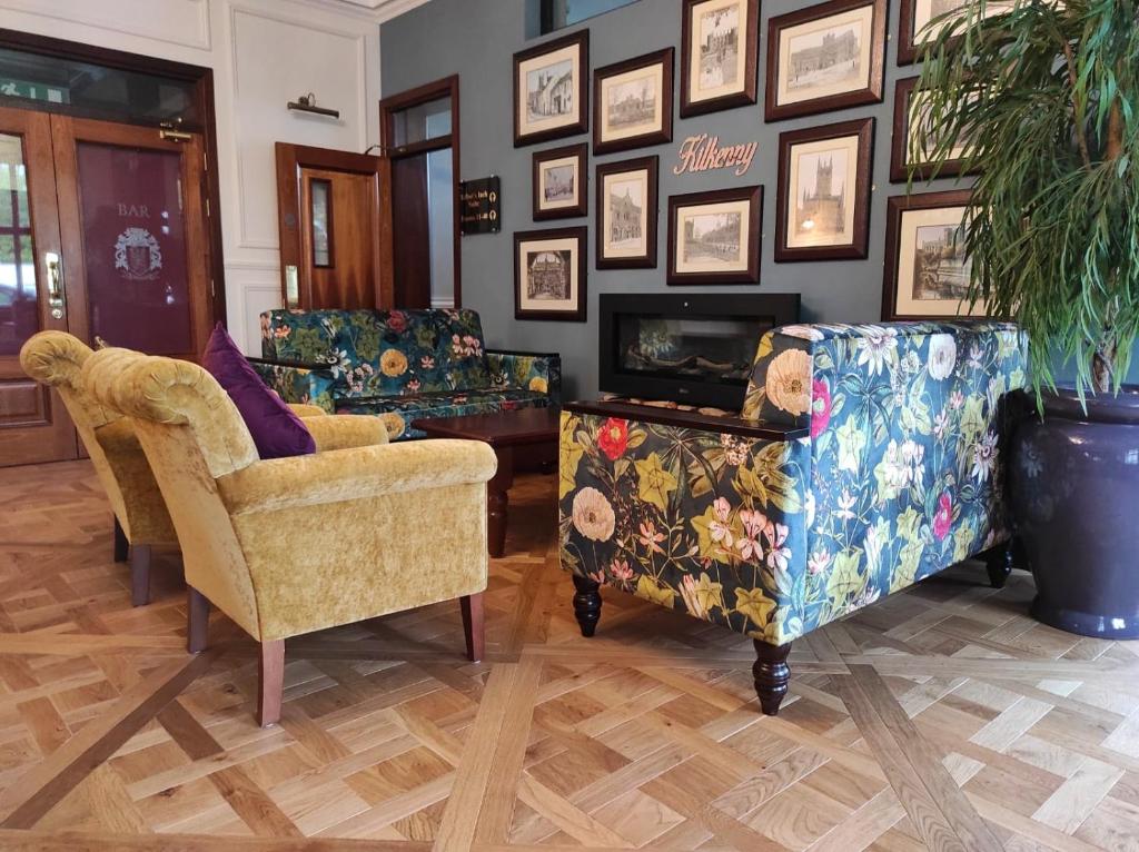 Posezení v ubytování Kilkenny House Boutique Hotel