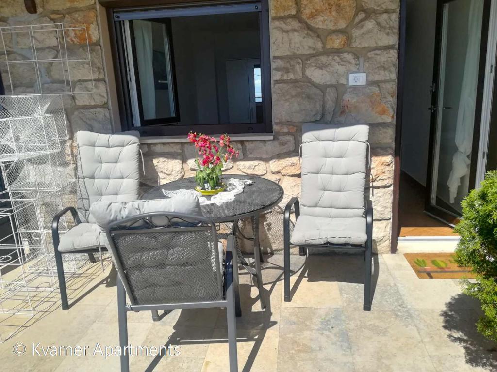 Kvarner Apartments - Mošćenička Draga - Estudio Con Terraza