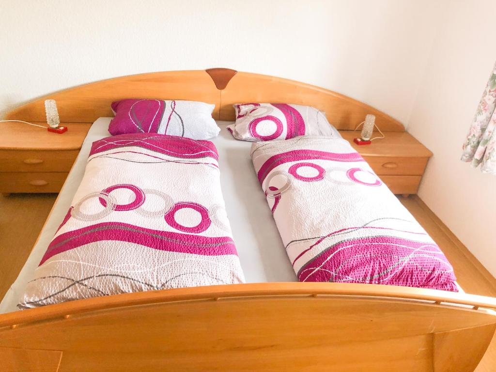 Postel nebo postele na pokoji v ubytování Bauernhaus Dhillon