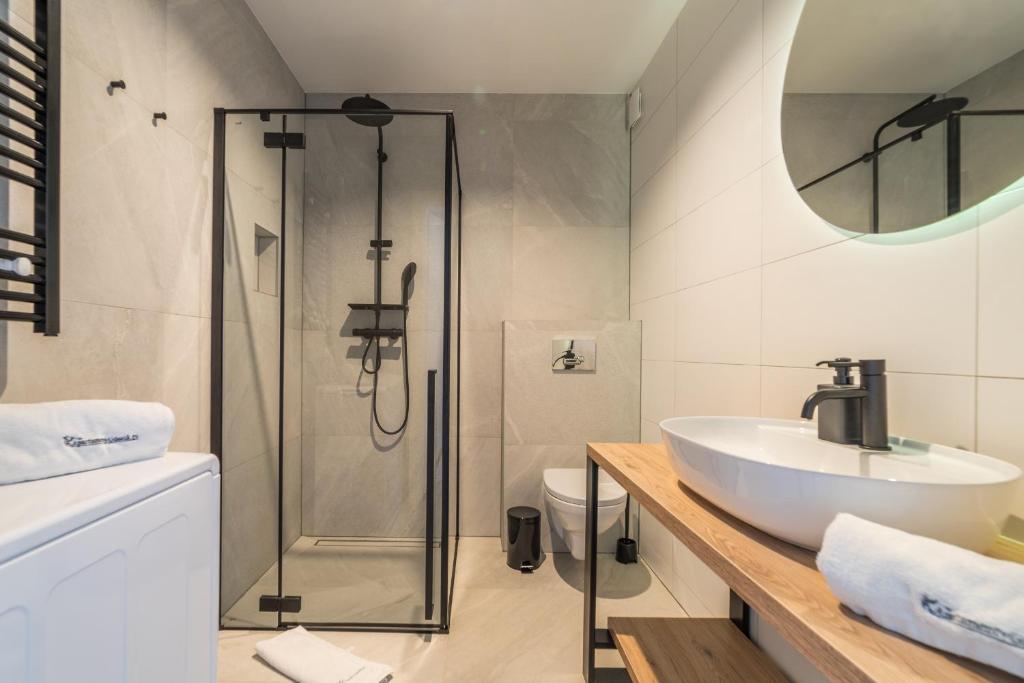 Kúpeľňa v ubytovaní Apartamenty Gdansk EU- Apartamenty Jelitkowska 11, 200m od morza