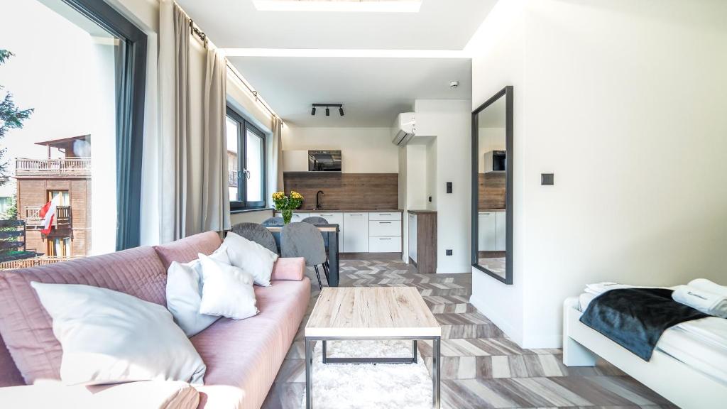 Posedenie v ubytovaní Apartamenty Gdansk EU- Apartamenty Jelitkowska 11, 200m od morza