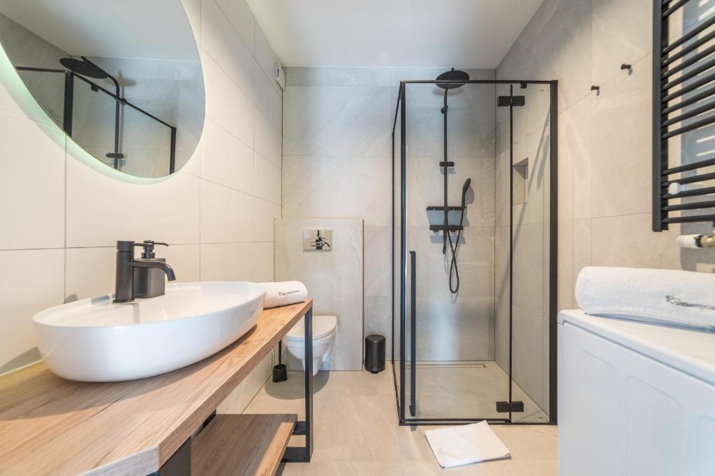 Kúpeľňa v ubytovaní Apartamenty Gdansk EU- Apartamenty Jelitkowska 11, 200m od morza